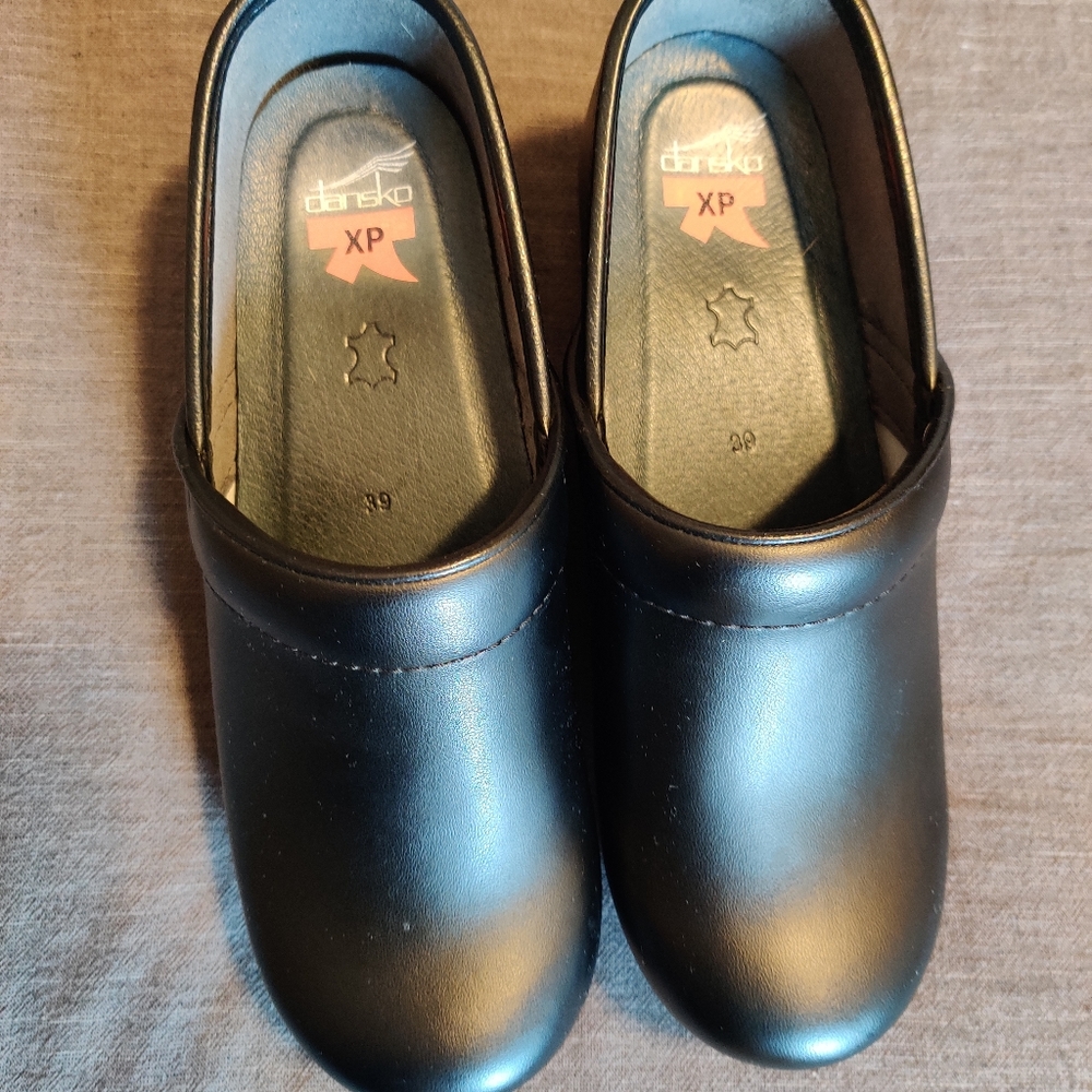 Dansko XP Black Clogs